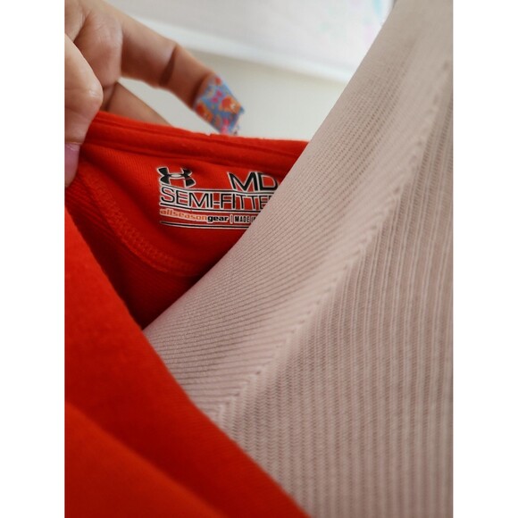 under armor clemson tigers orange zip-up jacket‎ size medium - Picture 3 of 4